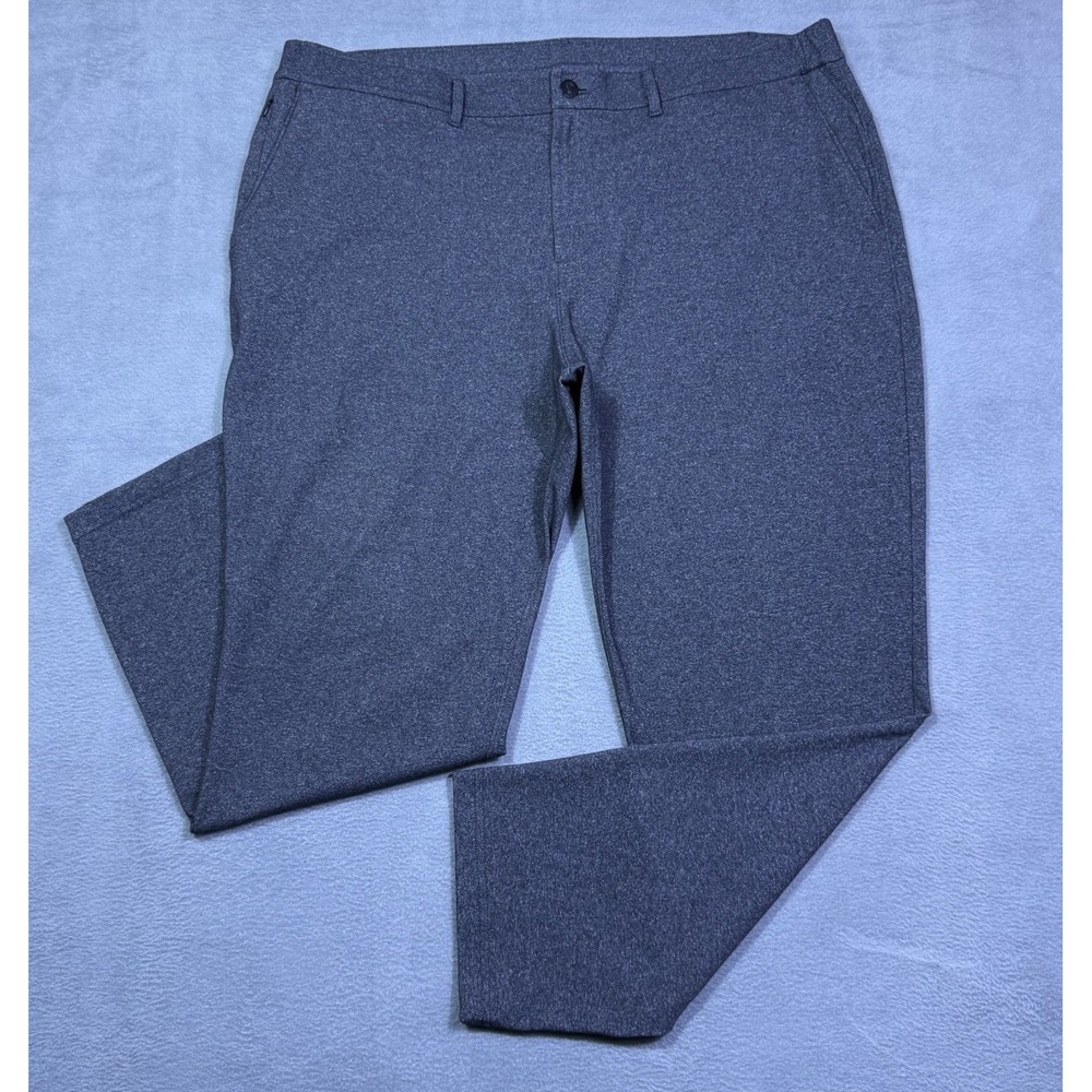Public Rec Pants Mens 40x30 Gray Performance Knitted Stretch Normcore Athletic